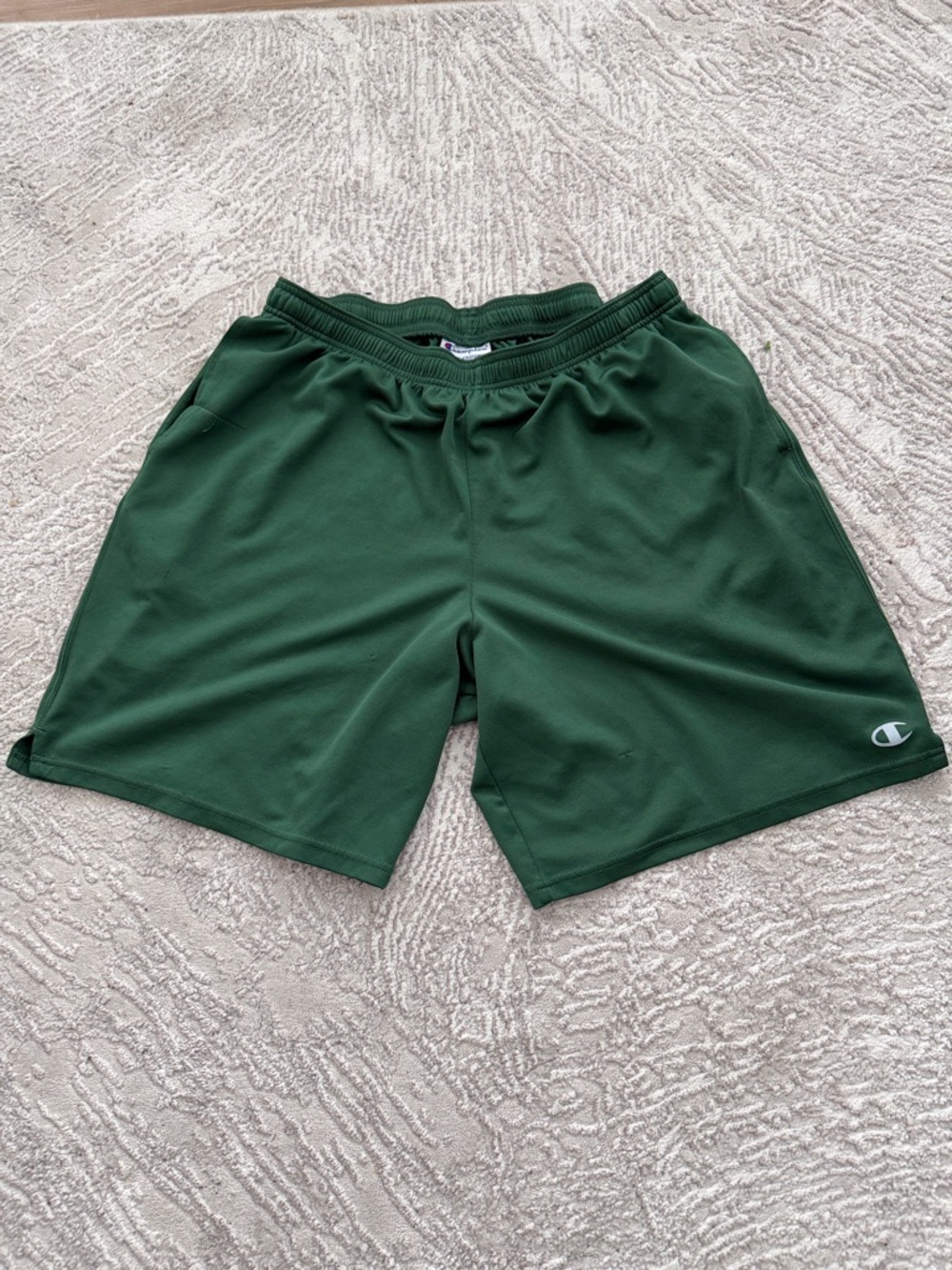 Champion Men's Dark Green Performance Athletic Shorts